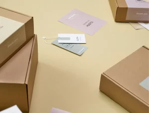 Custom packaging boxes illustration